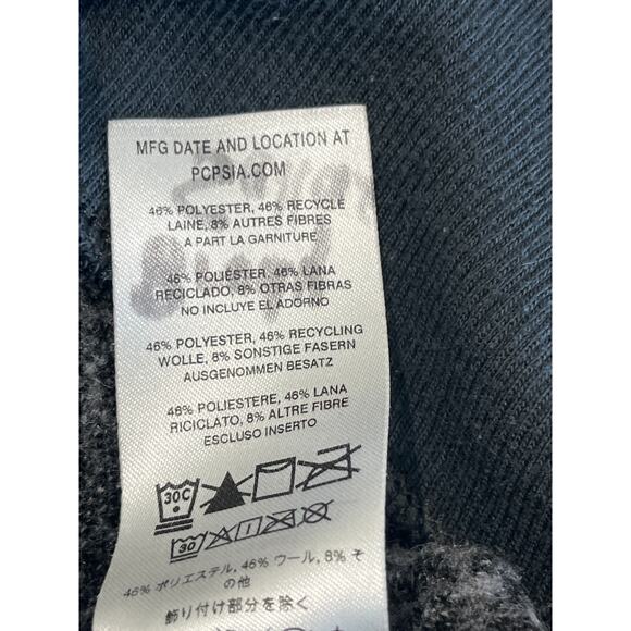 Patagonia Recycled Wool Gray Quarter Zip Fleece Men's Size S Woolyester Gorpcore - Picture 6 of 8